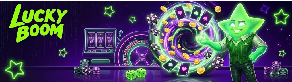 Lucky Boom Casino UK banner
